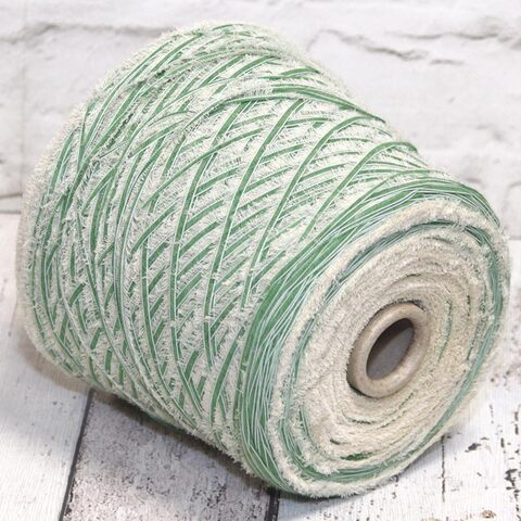 Хлопок фасонный BE MI VA / MUSK 180 зеленый с бежевым