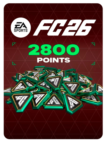 Игровая валюта EA Sports FC 26: 2800 FC Points (для ПК, цифровой код доступа)