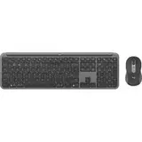 Клавиатура + мышь Logitech MK950 Signature Slim Combo клав:графитовый/черный мышь:черный/серый USB беспроводная slim (920-012500)