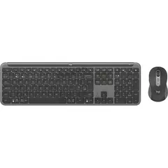 Клавиатура + мышь Logitech MK950 Signature Slim Combo клав:графитовый/черный мышь:черный/серый USB беспроводная slim (920-012500)
