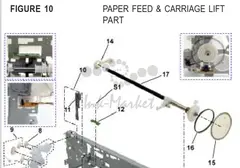 Canon - QL2-0925 - Paper Feed Roller Assembly