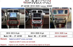 Магнитола Lexus GX460 (10-18)   Android 9.0 4/64GB IPS DSP модель ZF-6018-DSP