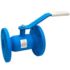 Кран стальной шаровой цельносварной PR КШ.Р.Ф.З, DN-15 PN-40, длина-120мм, стандартнопроходной, фланцевый с ручкой