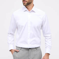 Сорочка мужская Eterna Modern Fit 8817-X18K-00 из твила белая