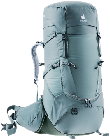 Картинка рюкзак туристический Deuter Aircontact Core 65+10 SL Shale-Ivy - 3