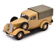 GAZ-M1 Pickup (Emka) with awning beige 1:43 Nash Avtoprom