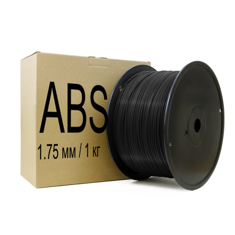 ABS пластик диаметр 1,75 мм, вес 1 кг.