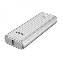 Внешний аккумулятор WiWU JC-09 (20000 mAh, Type-C, PD, QС 3.0) серебристый