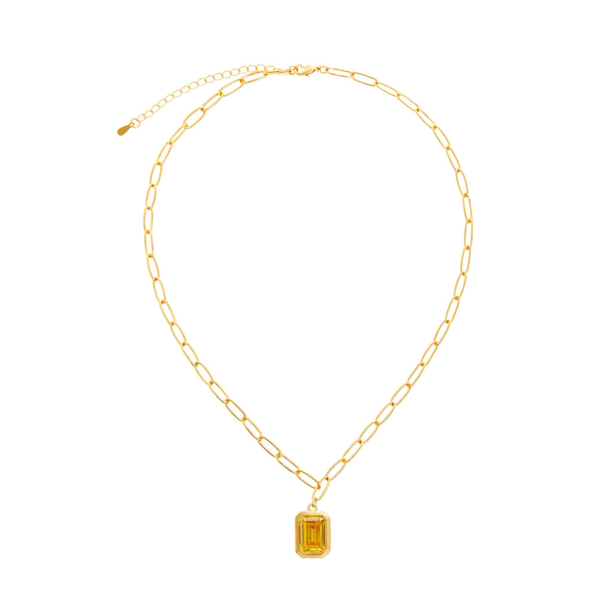 VIVA LA VIKA Колье Piped Edge Crystal Necklace – Yellow viva la vika колье crystal amanita necklace – brown