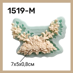 1519-М Молд силиконовый Цветочный орнамент 