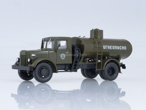 MAZ-200 AC-8-200 Gasoline tanker khaki 1:43 Our Trucks #16