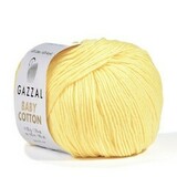 Пряжа Gazzal Baby Cotton 3413 светло-желтый