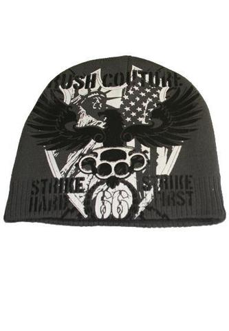 Шапка SHIELD OF LIBERTY BEANIE Grey Rush Couture