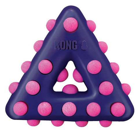 KONG игрушка для собак Dotz треугольник (M)