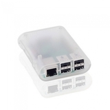 RA076 Корпус ACD Transparent ABS Plastic Injection Molding case with Stripe for Raspberry Pi 3 B (прозрачный, овальный на винтах)(RASP1795) (494149)