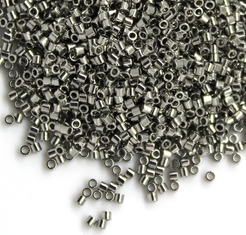 DBS-0038 Бисер цилиндрический Миюки делика 15/0 /Miyuki delica 15/0 Palladium Plated