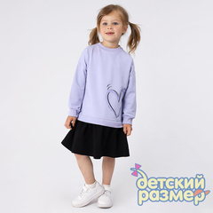Платье из тонкого футера