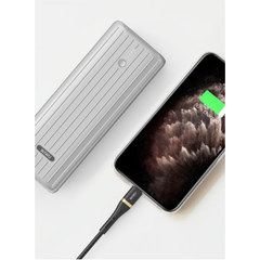 Внешний аккумулятор WiWU JC-09 (20000 mAh, Type-C, PD, QС 3.0) серебристый