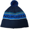 Шапка теплая Nordski Stripe Dark Blue