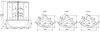 Душевая кабина Timo Standart Silver F 130*130*220  (T-6635SF)