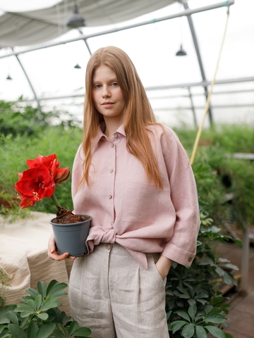 Рубашка женская льняная Valery