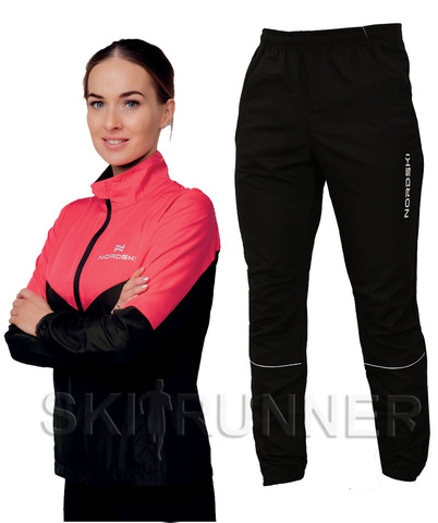 Беговой костюм Nordski Sport Pink/Black 2020 женский