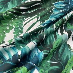 хлопок итальянский с банановыми листьями фото