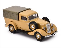 GAZ-M1 Pickup (Emka) with awning beige 1:43 Nash Avtoprom