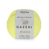 Пряжа Gazzal Jeans 1102 нежно-желтый