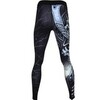 Компрессионные штаны Athletic pro. Samurai Skull Black MSP-132