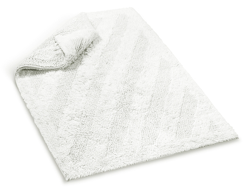 Коврик для ванной 60x100 L'appartement Diagonal Tufted white белый