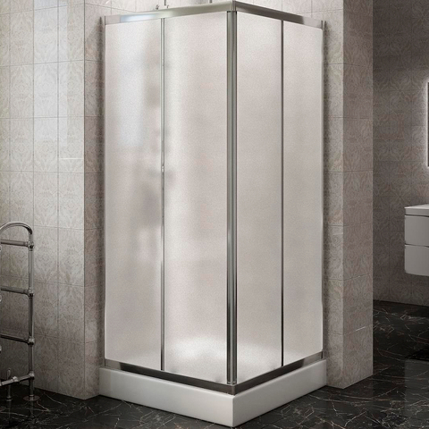 BelBagno DUE-A-2-90-P-Cr Душевой уголок