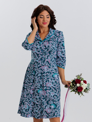 4548/1 Халат на пуговицах