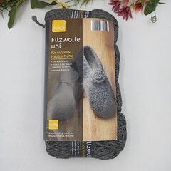 Flizwolle набор для вязания тапочек Серый 823