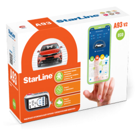 Автосигнализация StarLine S66 v2 BT 2CAN+4LIN 2SIM GSM