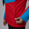 Женский утеплённый прогулочный лыжный костюм Nordski Montana Blue-Red-Black