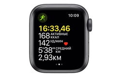 Смарт часы Apple Watch Nike SE GPS, 44mm Space Grey Aluminium Case with Anthracite/Black Nike Sport Band - Regular (MKQ83GK/A)
