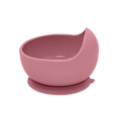 Silikon qab\PETITE&MARS Silicone bowl with suction pad TAKE&MATCH Dusty Rose 6m+