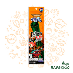 Ролл из нори Seleco Rolling Bite Barbecue карамелизированный вкус барбекю с остринкой 2,8 г