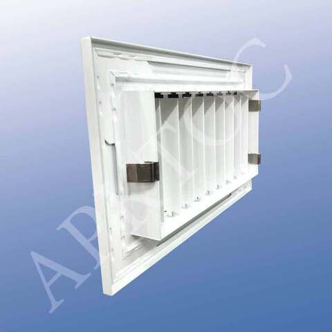 Решетки с поворотными жалюзи Арктос АМН 700*100