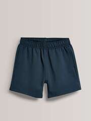 Шорты хлопковые школьные для девочки Next 861-683, Темно-синий