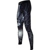 Компрессионные штаны Athletic pro. Samurai Skull Black MSP-132