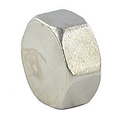 Заглушка латунь никель Ду 15 (1/2") ВР VALFEX VF.590.N.012