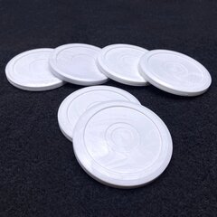 Шайба для аэрохоккея белая (70 мм)