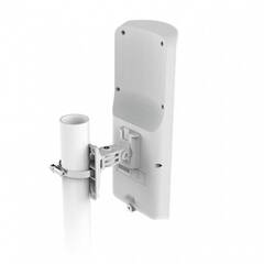 MikroTik mANTBox 52 15s with 12dBi 2.4GHz 90 degree sector antenna & 15dBi 5GHz 60 degree sector antenna,  Dual Chain 802.11a/n/ac 5GHz wireless, Dual Chain 802.11b/g/n 2.4Ghz wireless, 4 core 716MHz