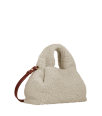 Сумка Polene Numéro Neuf Mini EDITION ECRU SHEARLING