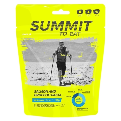 Summit to Eat Lachs und Brokkoli Pasta