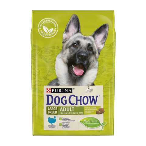 Dog Chow Adult Large Сухой корм для собак крупных пород с Индейкой