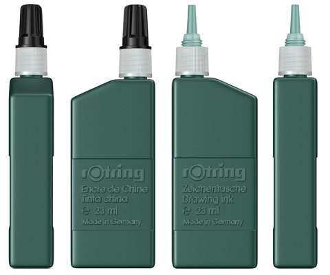 Тушь Rotring для черчения, 23 ml, Green, (S0216200)