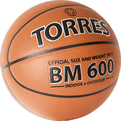 Мяч баскетбольный TORRES BM600 арт.B32025, р.5
